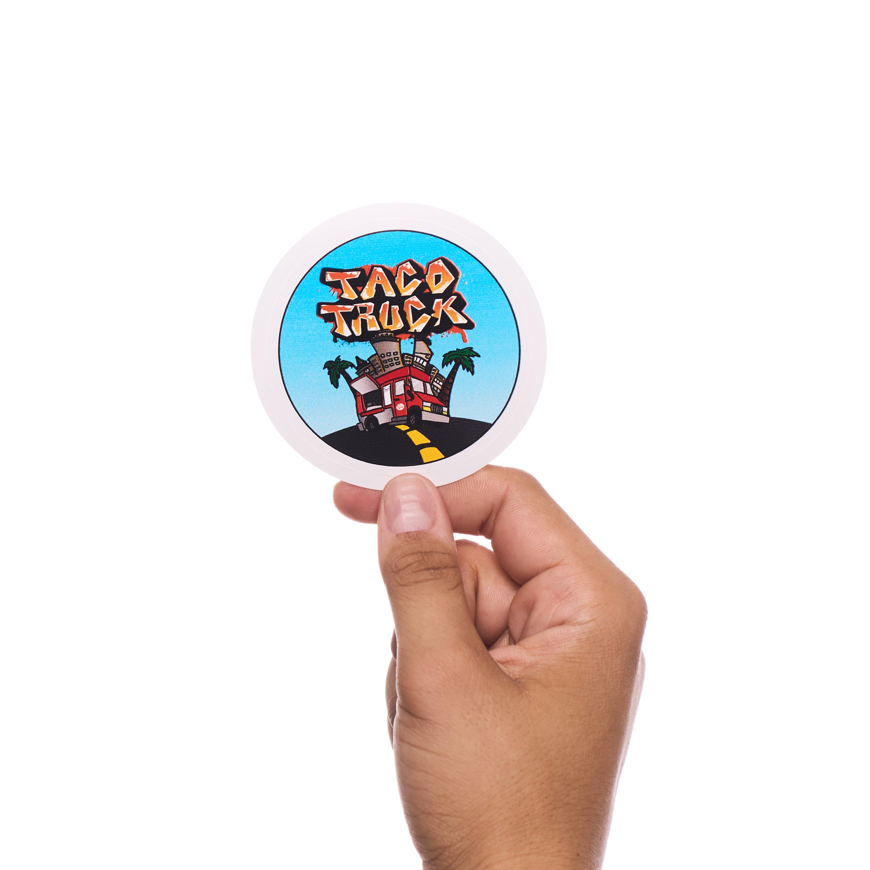Sazon Stickers Taco Truck Round Logo Sticker – Don Sazon Inc